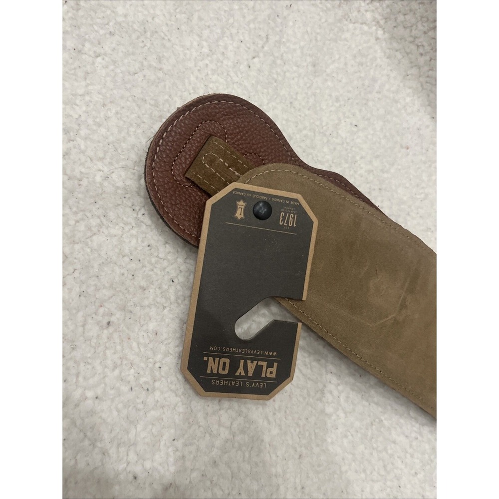 Levy's Leather‎ Bass Guitar Strap-Tan - Brand New - Picture 2 of 7